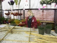 Making Bamboo Armatures for the float