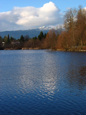 Como Lake in Coquitlam B.C.