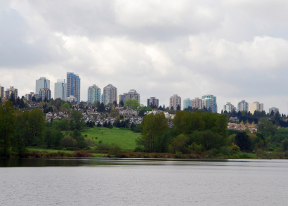 View of Burnaby B.C.